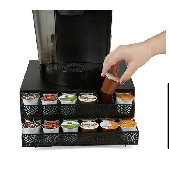 Mind Reader 72 K-Cup Coffee Storage Drawer Holder Black 5.1" H x 13" W x 12.8" L - Picture 5 of 7